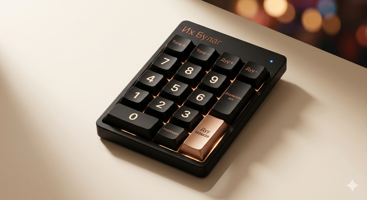 Их Булаг Bluetooth numpad